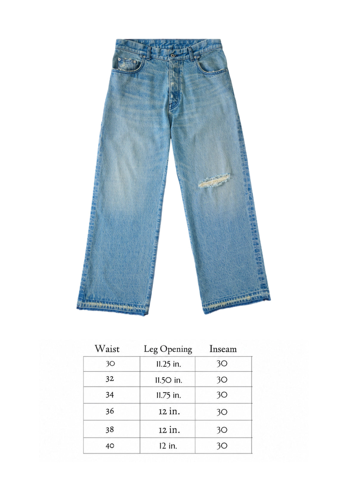 CHrosshatch Denim Light Wash