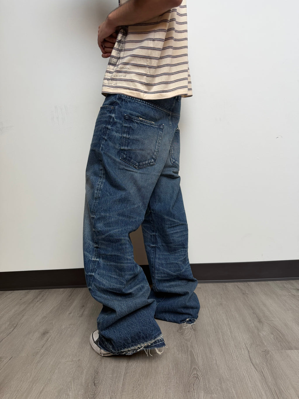 CHrosshatch Denim Dark Wash