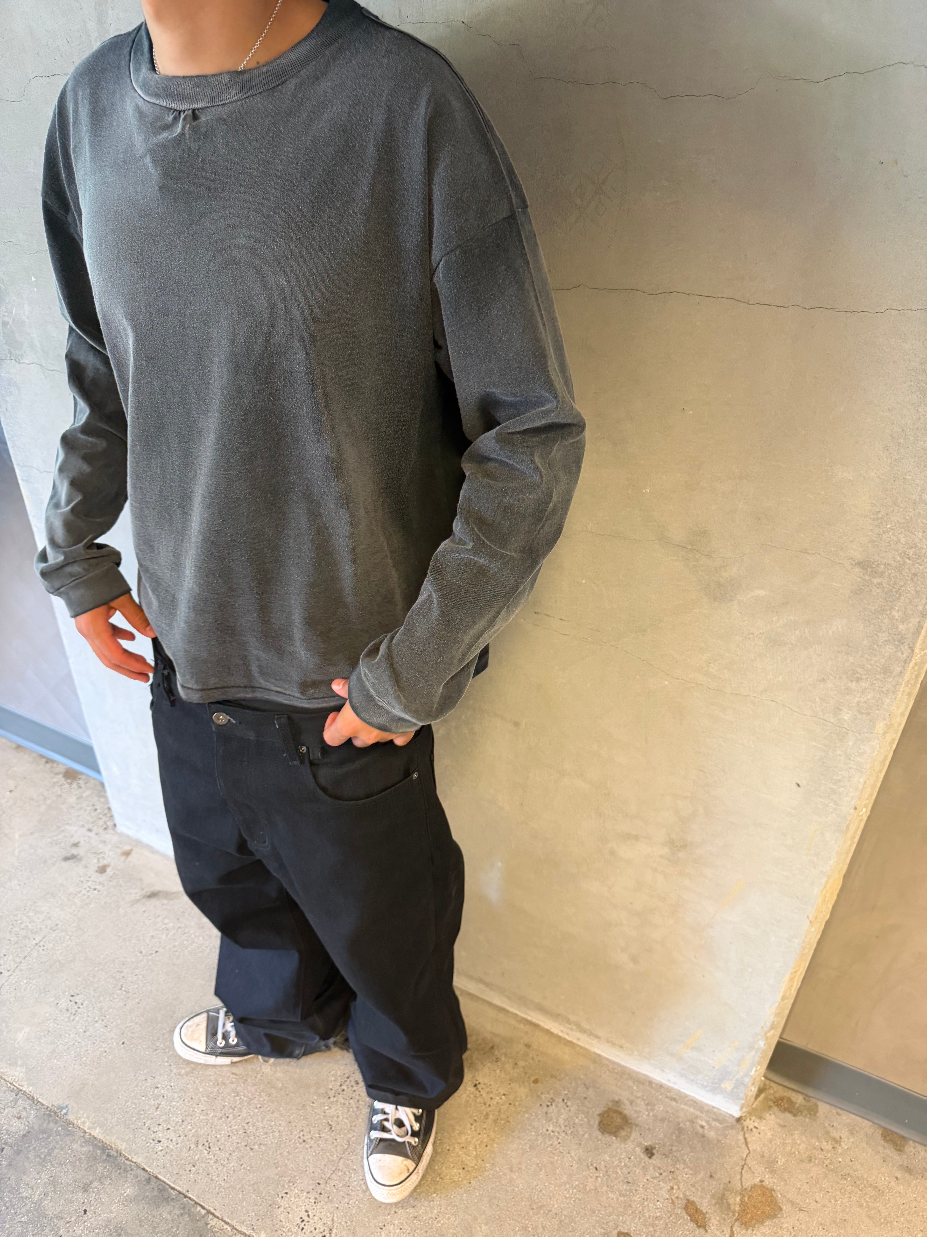 Core Long-sleeve Faded Black