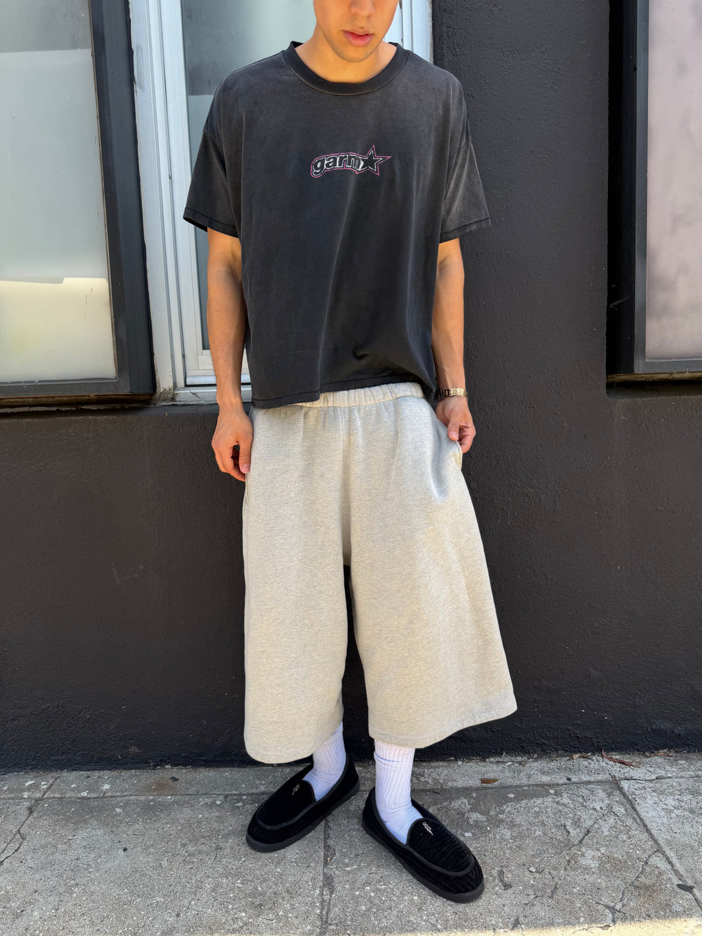Plane Jane Grey Sweatshorts