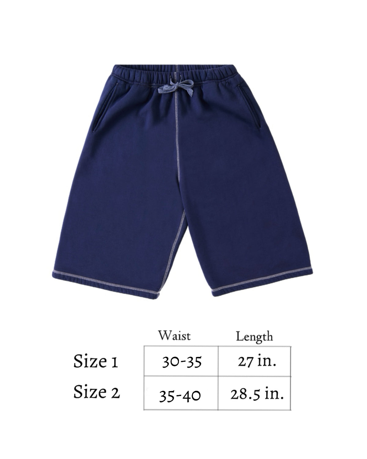 Navy Plane Jane Sweatshorts *
