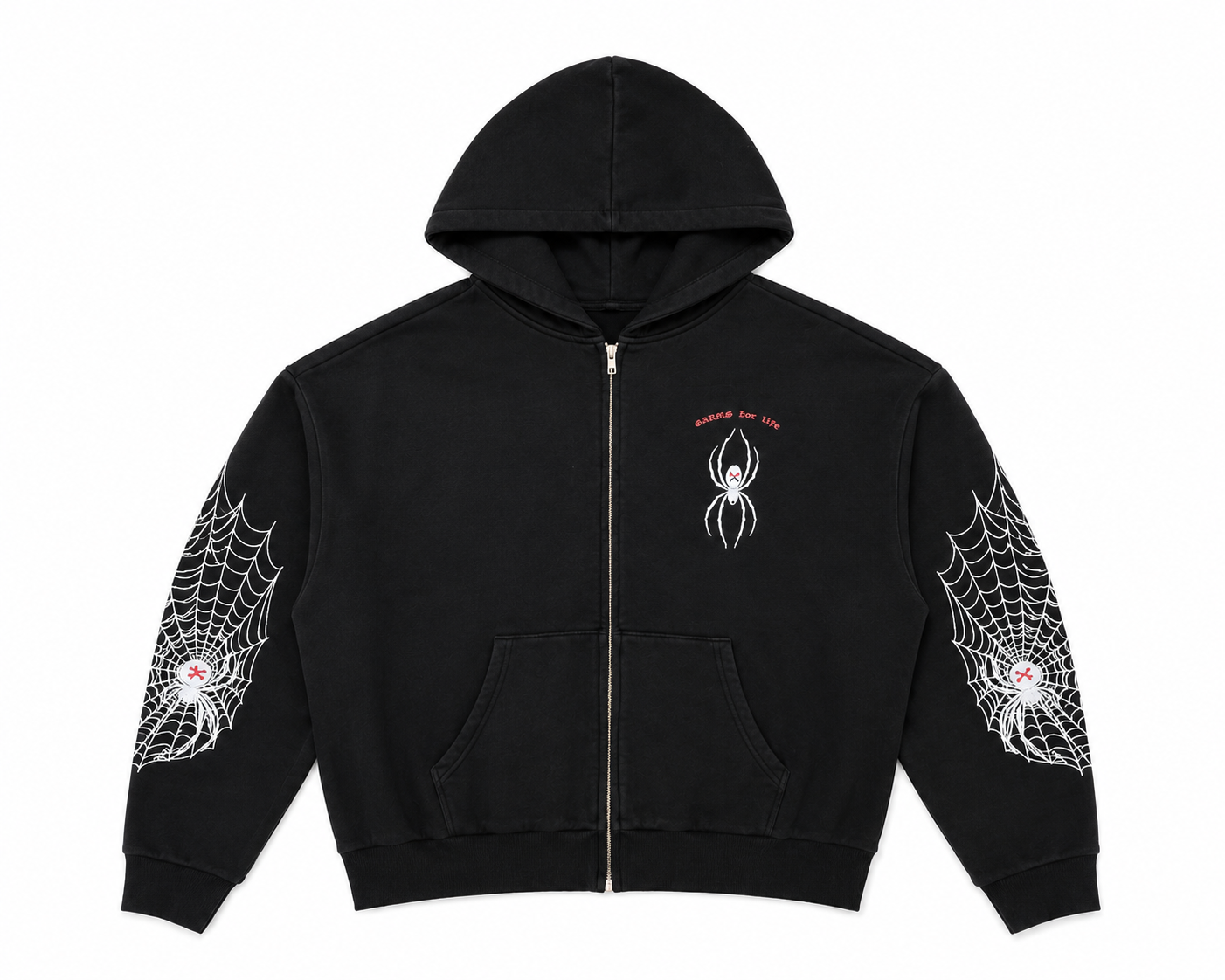 Silk Web Zip Up