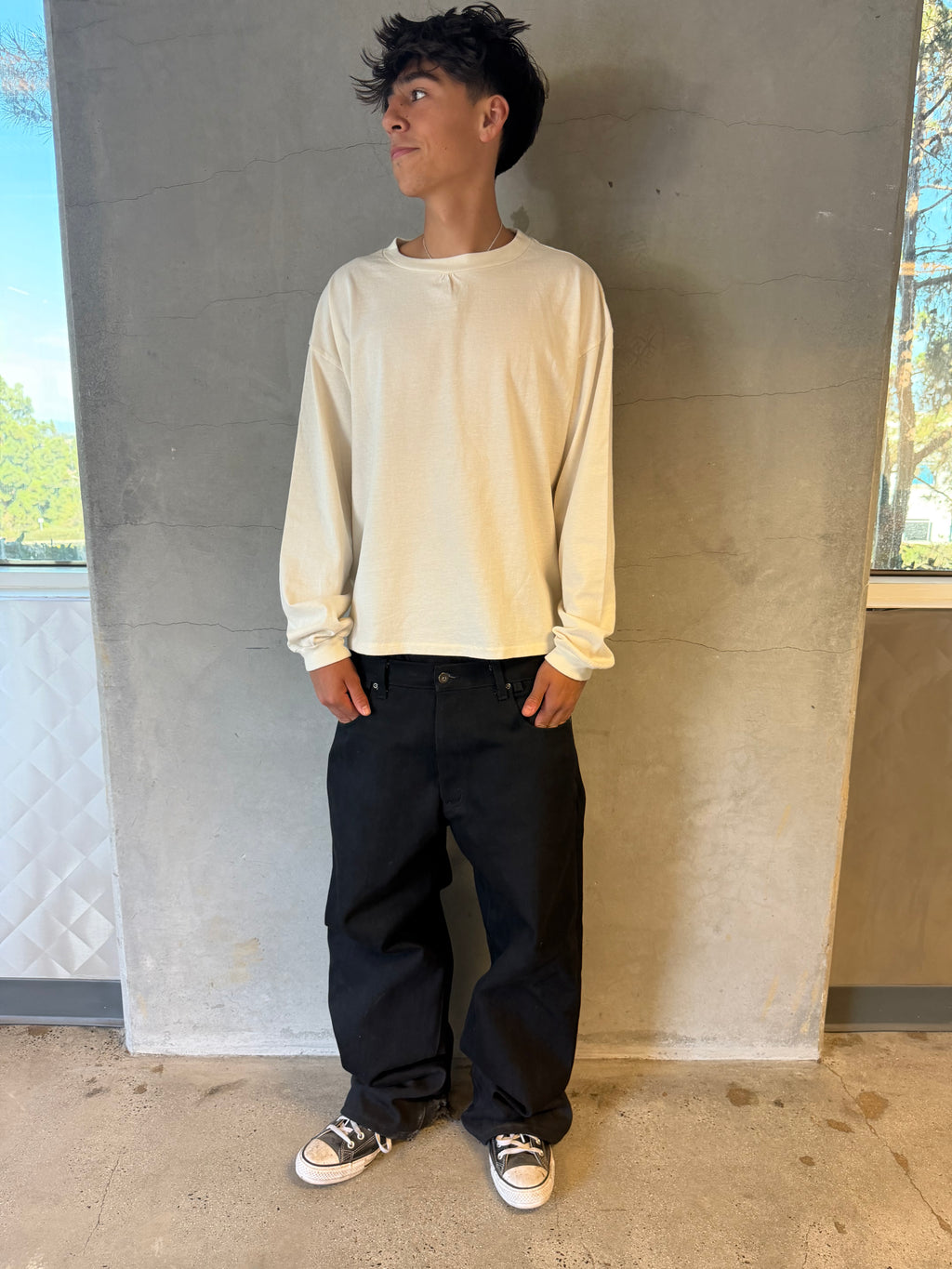 Core Long-sleeve Bone White