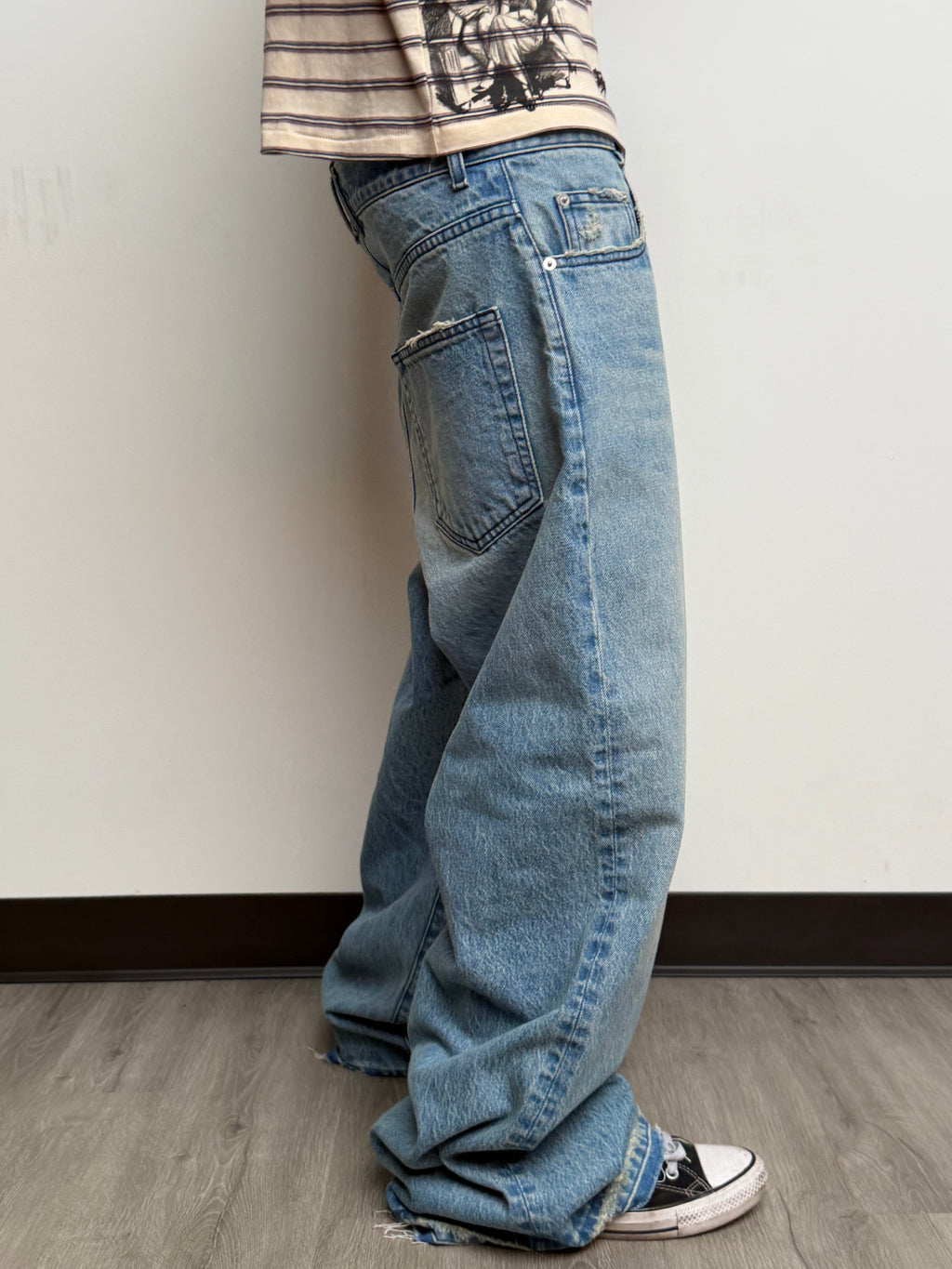 CHrosshatch Denim Light Wash