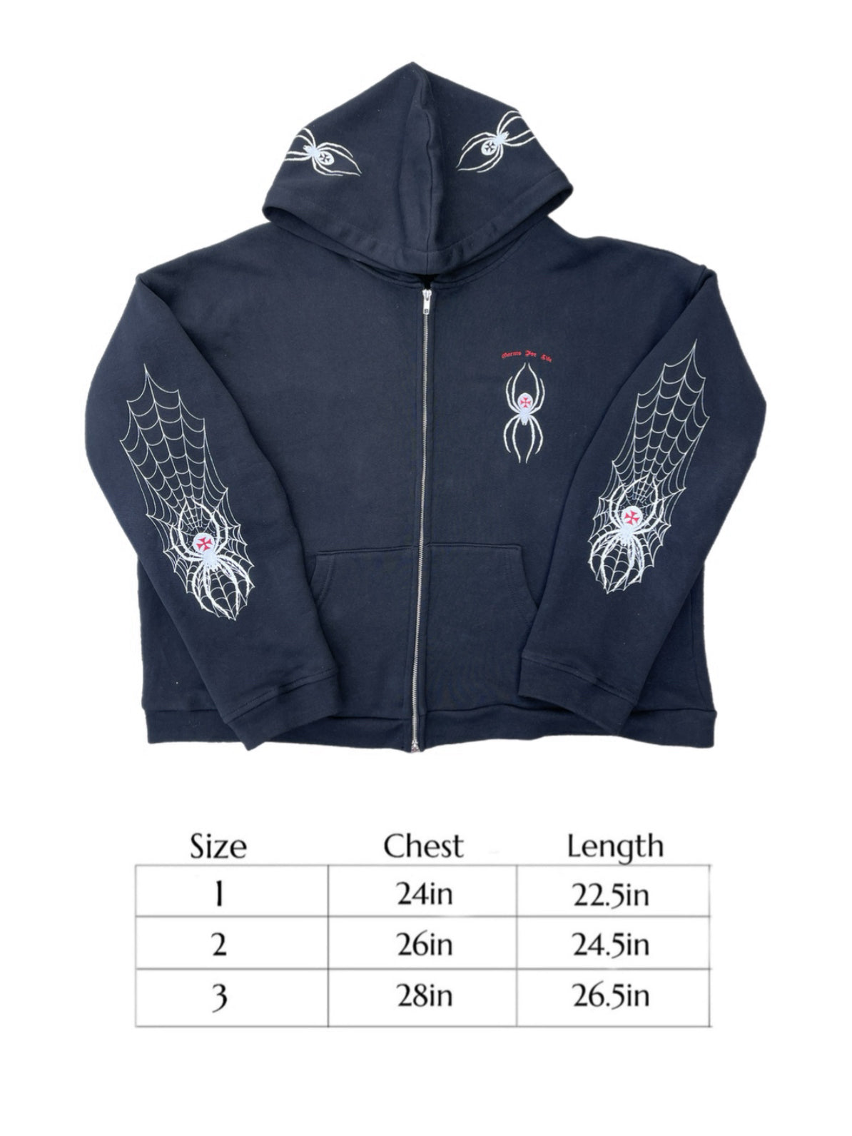 Silk Web Zip Up