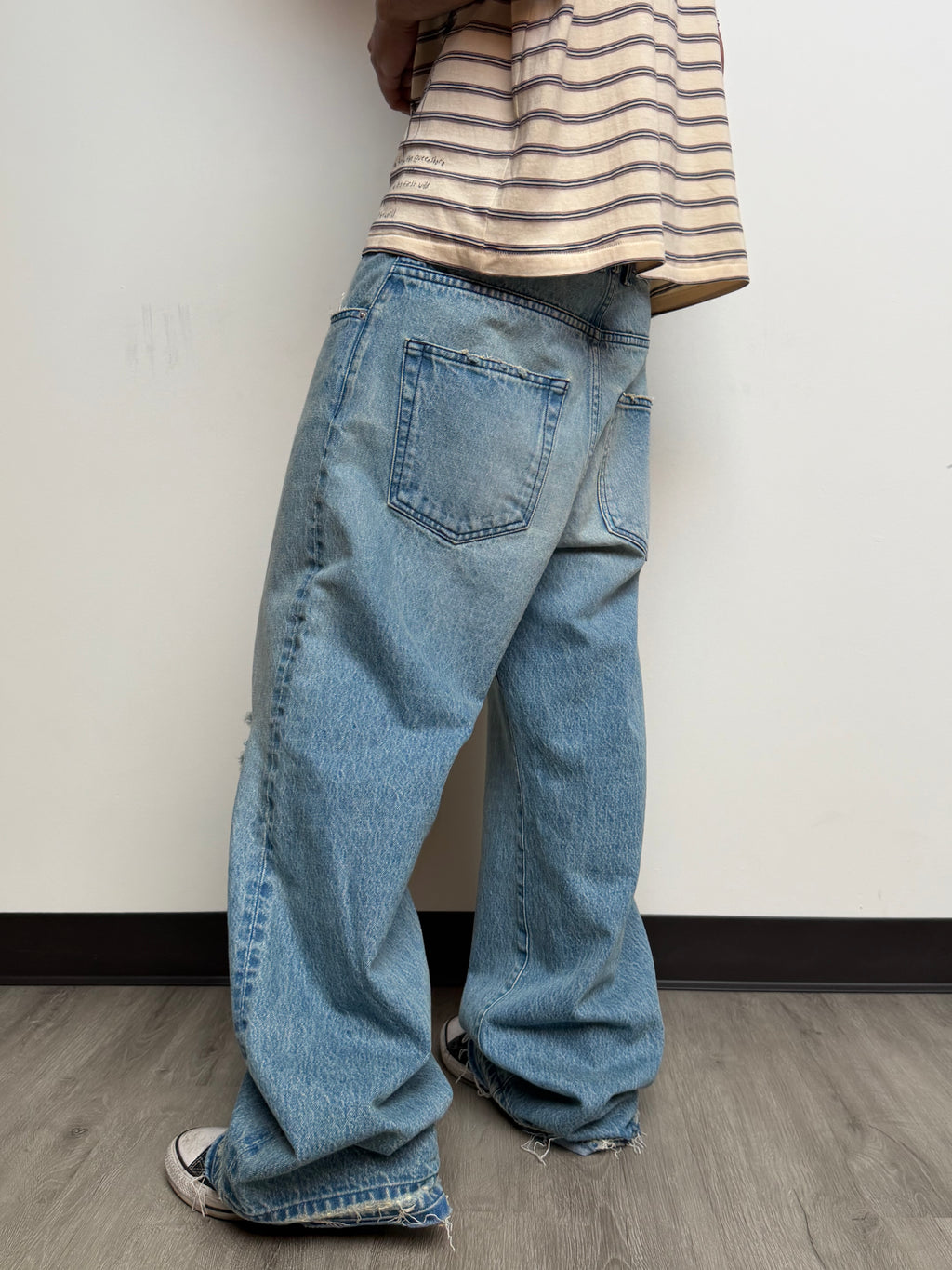 CHrosshatch Denim Light Wash