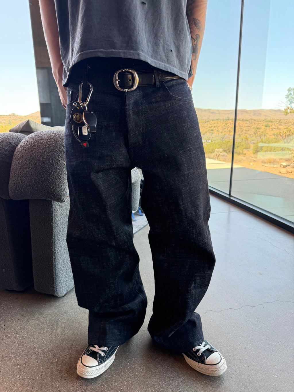 CH Cut Indigo Denim