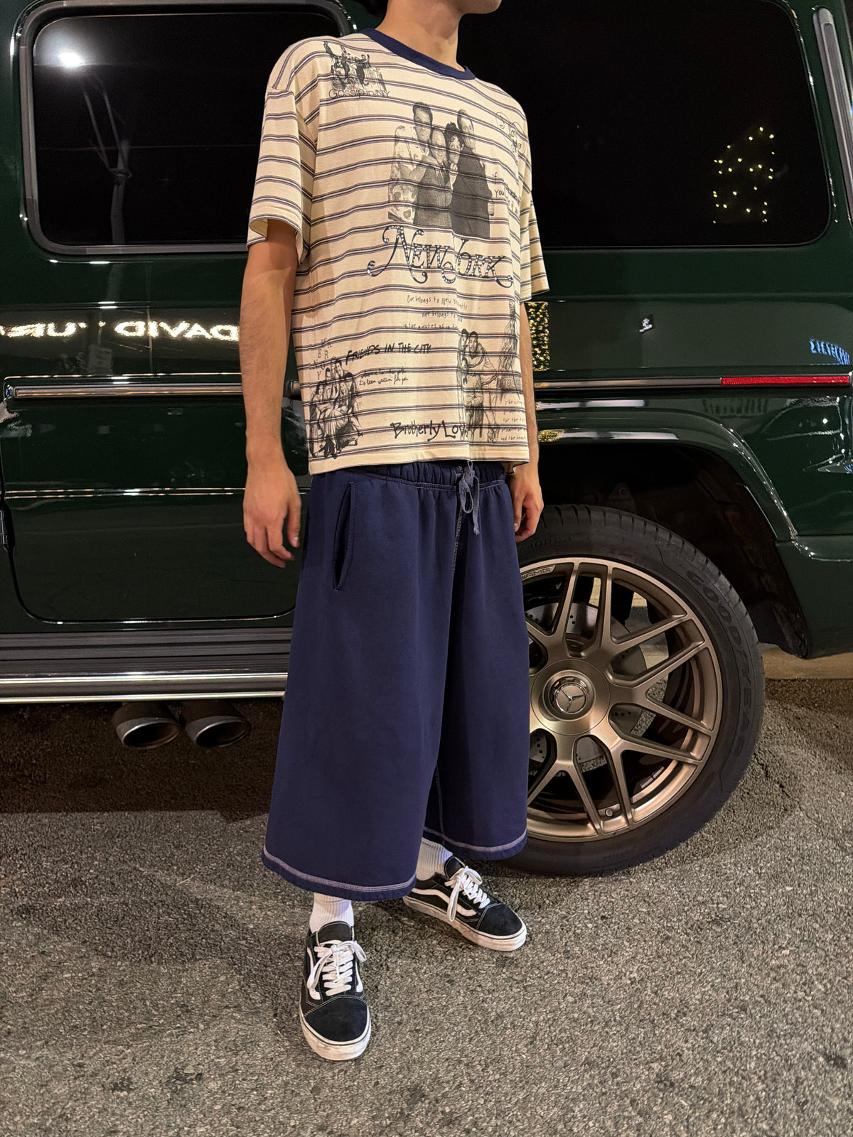 Navy Plane Jane Sweatshorts *