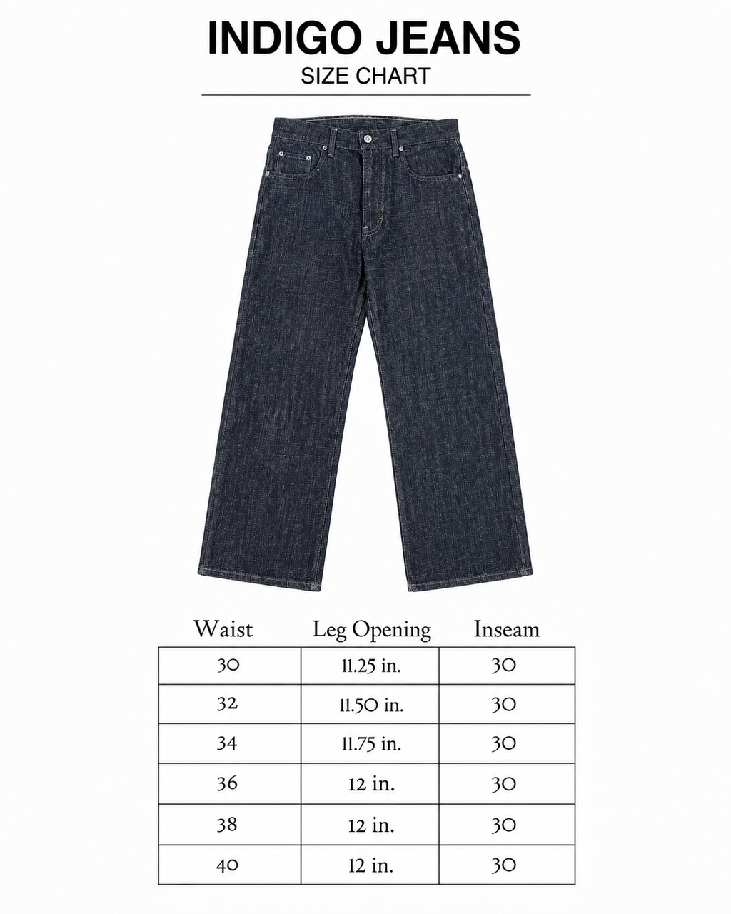 CH Cut Indigo Denim