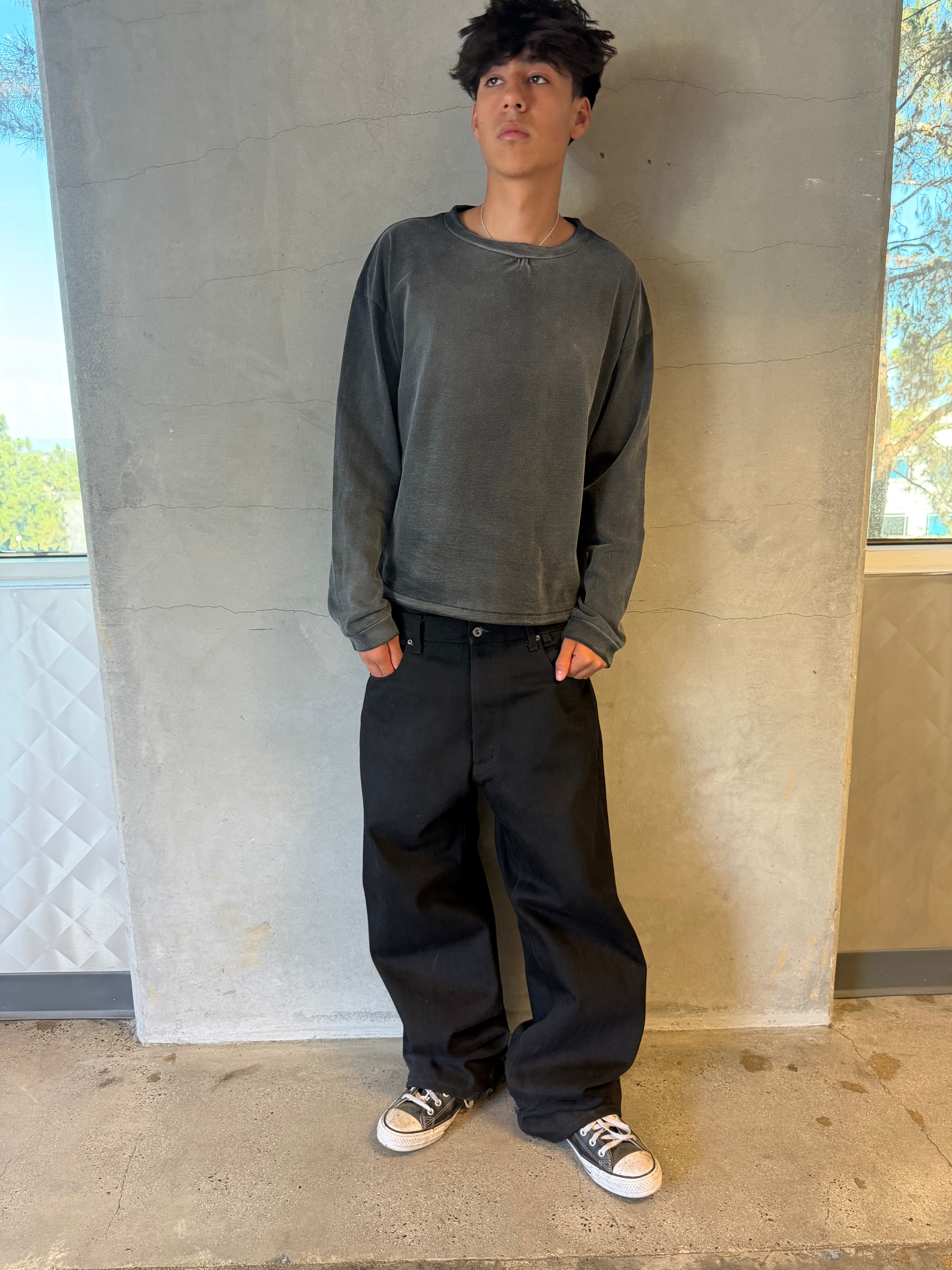 Core Long-sleeve Faded Black
