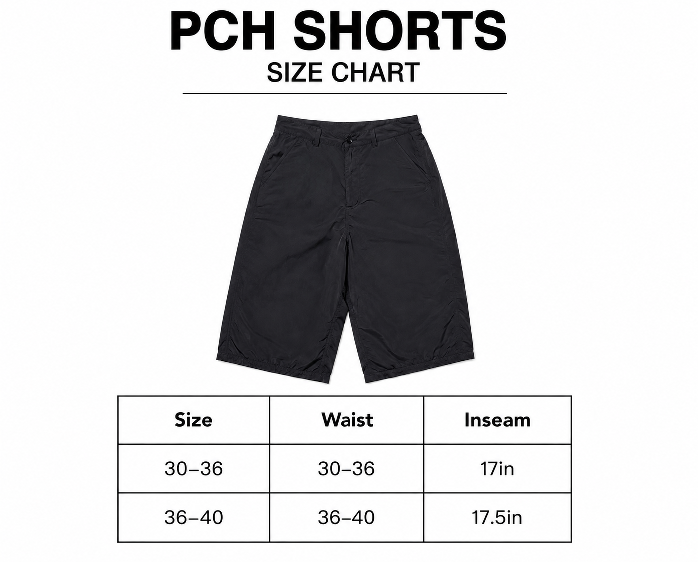 PCH Nylon 3/4 Shorts