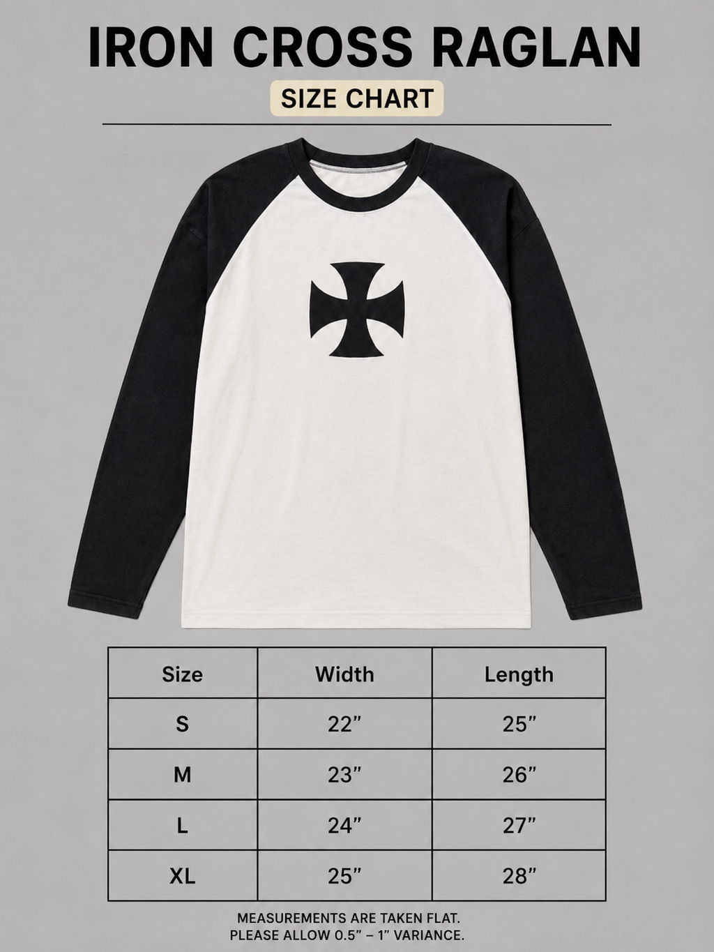 Iron Cross Raglan Longsleeve