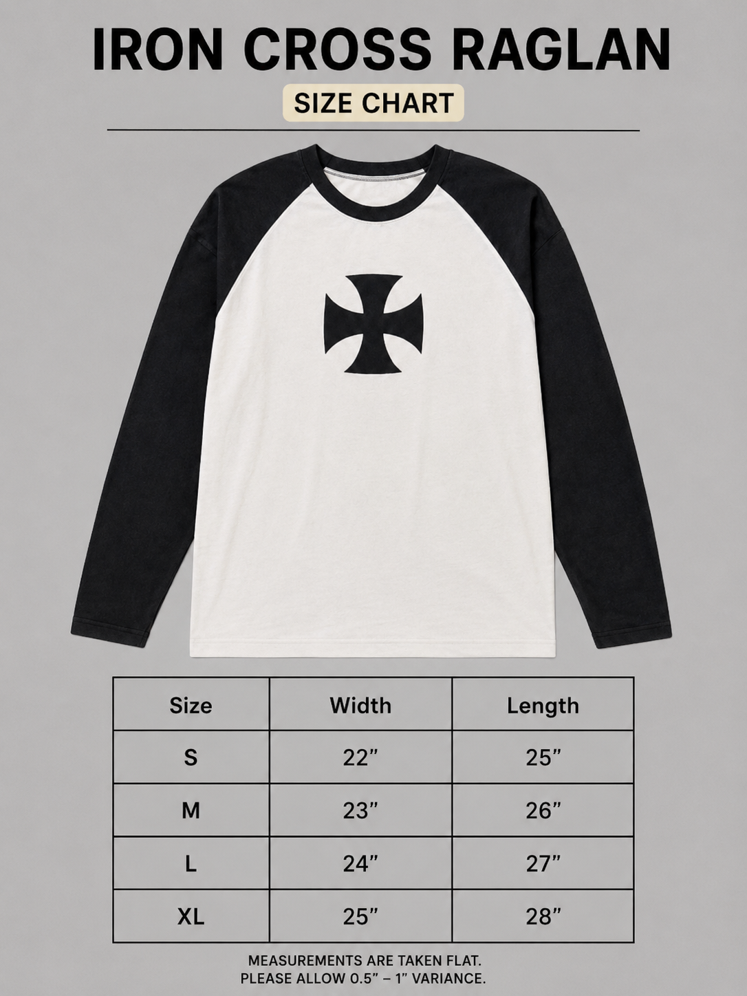 Iron Cross Raglan Longsleeve