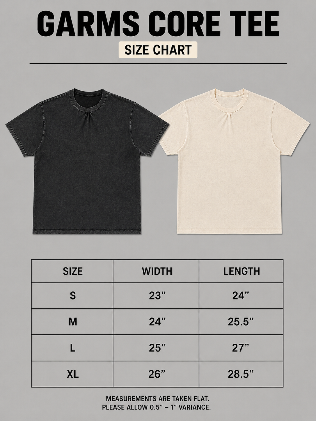 Core Tee Bone White
