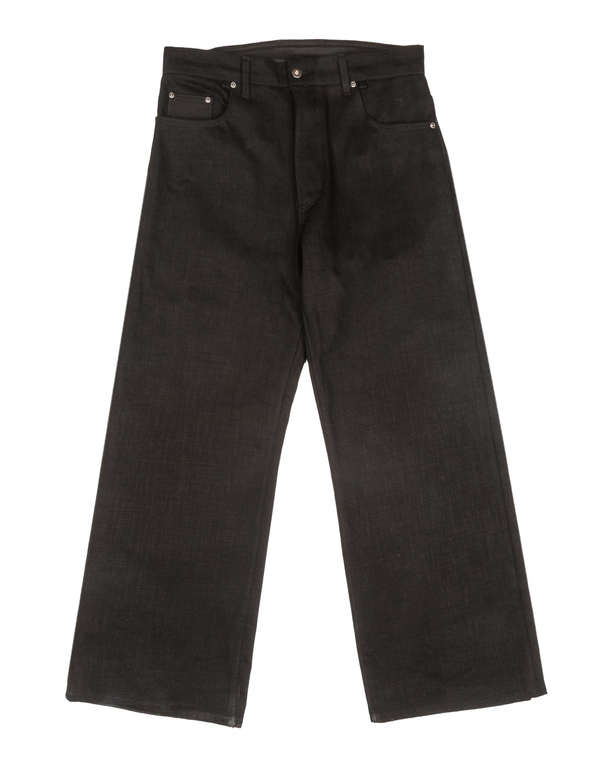 CHrosshatch Cut Denim